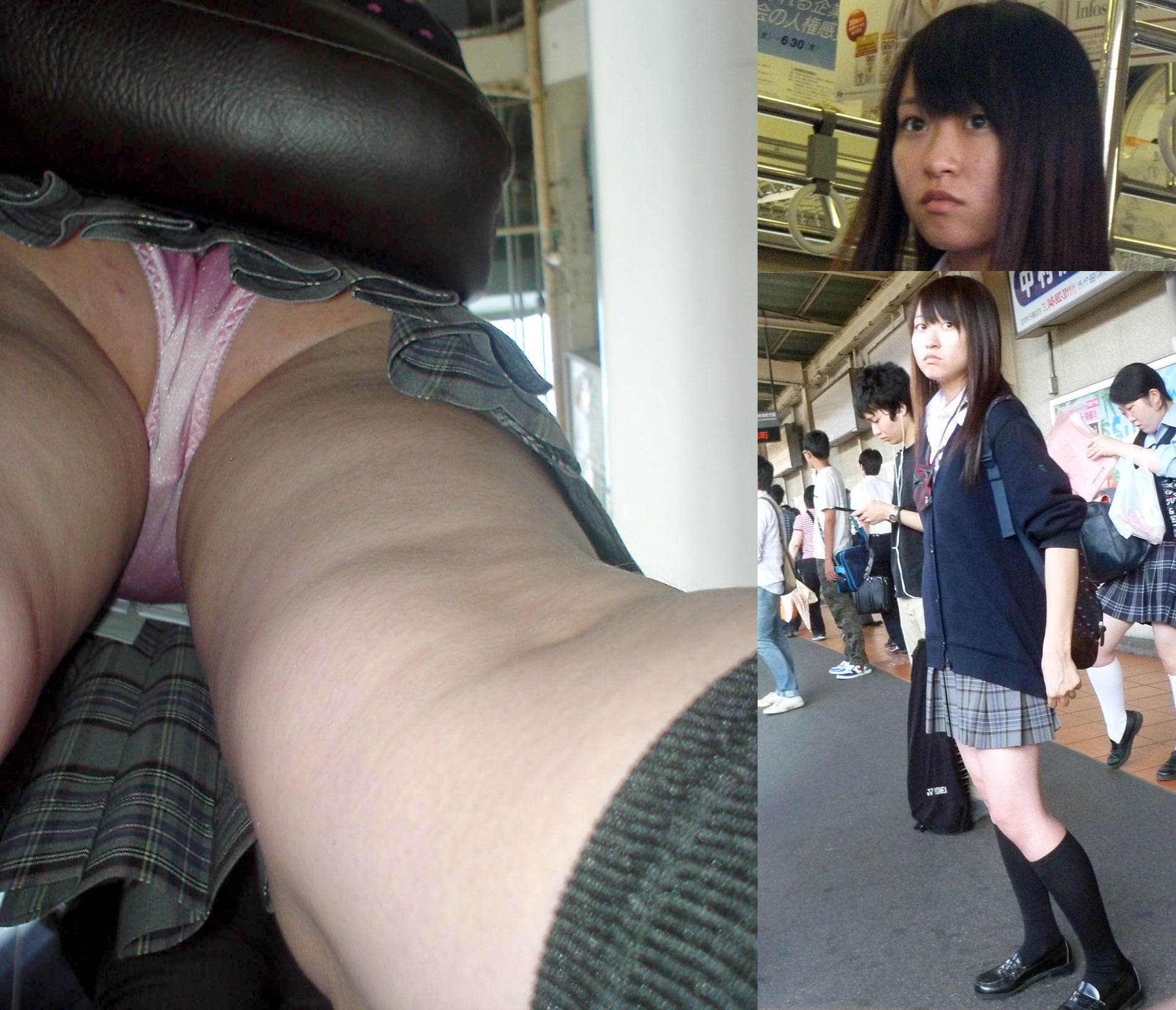 JK逆さ撮り盗撮エロ画像】薄いピンク色のパンティから濃いピンク色の下着を履いた制服女子校生たちｗｗ | エロ画像ミルナビ |  profdemontagstroy.ru