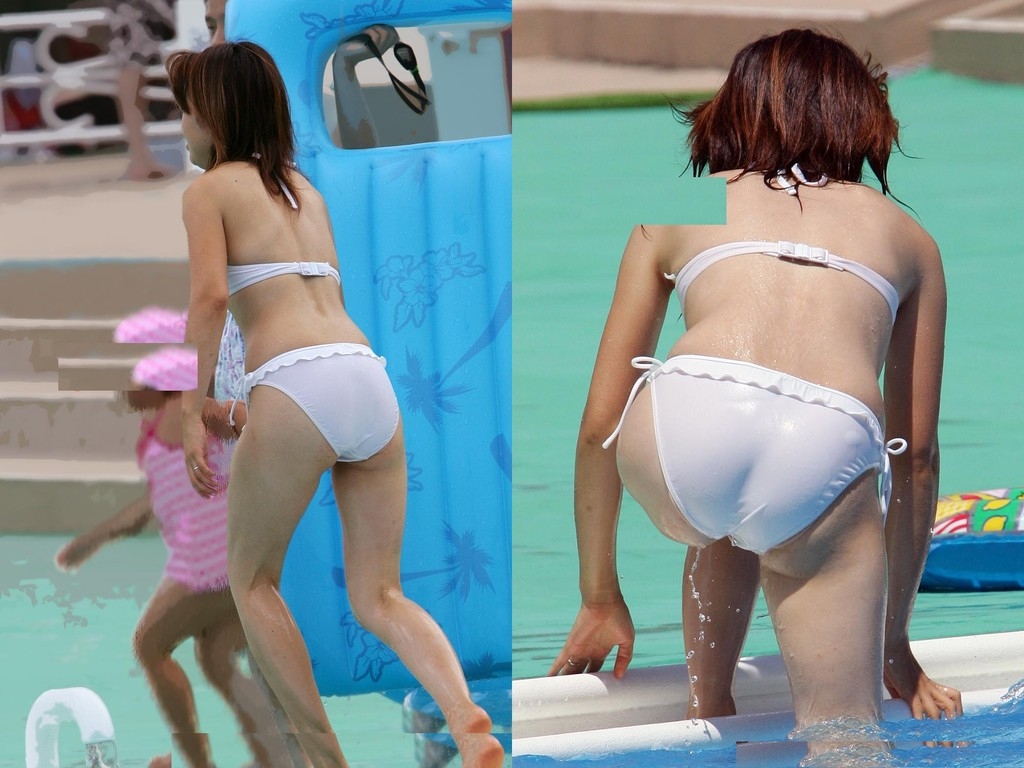 2018年水着盗撮 白ビキニ水着盗撮エロ画像】2018年プール開き目前！透けやすい白色の水着を着た素人女性をプールで隠し撮りｗｗ | エロ画像ミルナビ |  profdemontagstroy.ru